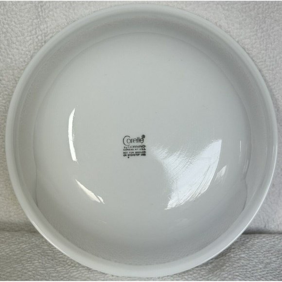 Corelle Burgundy Rose Large Serving Bowl 10 1/8” x 3” Unused Condition - Picture 8 of 13